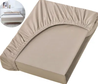 Produktbild von JadorDecor Spannbettlaken Baumwollsatin 140x200 cm Premium