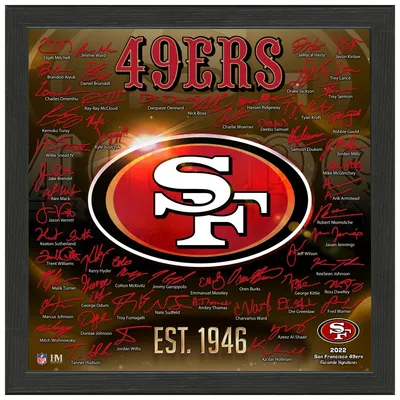 Produktbild von San Francisco 49ers NFL Signature Logo Bild 33x33cm