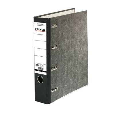 Produktbild von Falken Doppelordner S70 11285426 2xDIN A5 quer 70mm Pappe schwarz