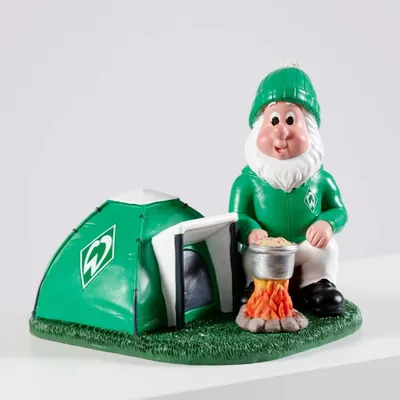 Produktbild von Werder Bremen Gartenzwerg Camping
