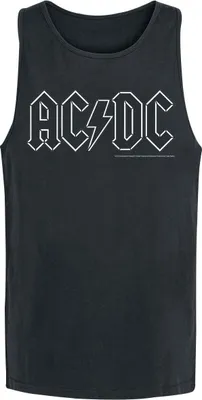 Produktbild von AC/DC Tank-Top Herren Black Logo schwarz Band-Merch, Bands 100% Baumwolle S