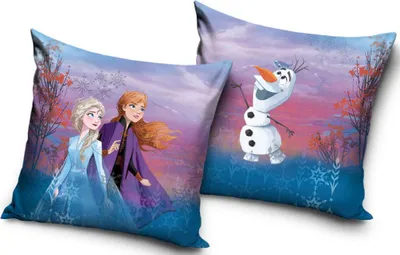 Productafbeelding van Disney Frozen, de Eiskoningin, kussensloop. Afmetingen: ongeveer 40 x 40 cm