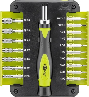 Produktbild von goobay Präzisionsschraubendreher-Set 74006, 18-teilig