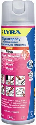 Produktbild von Spraydose Signierspray pink 500 ml