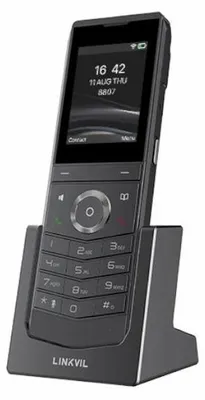 Obrázek produktu pro Fanvil W611W V2, IP mobilní telefon, Černá, Bezdrátové sluchátko, 4 řádky, 1000 pol., LCD