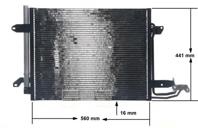 Immagine prodotto di Condensatore climatizzatore con tubi di raffreddamento paralleli MAHLE per VW TOURAN e altri modelli