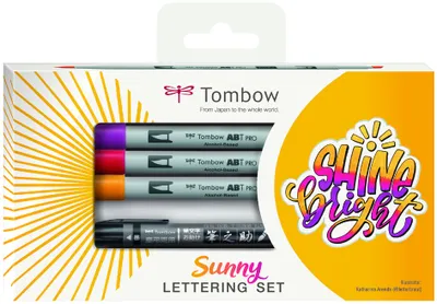 Produktbild von Tombow Sunny Lettering-Set 5-teilig