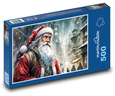 Obrázek produktu pro martinpuzzle - Puzzle 500 - Vánoční Santa ve městě