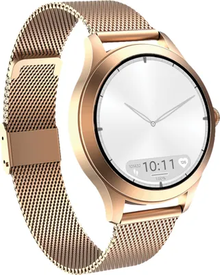Zdjęcie produktu dla Maxcom, Smartwatch FW44 2 IP68 z bransoletą Milanaise, złoty