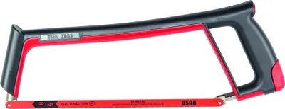 Image de Scie à métaux USAG 200 S, acier, revêtement plastique antidérapant, lame en cobalt