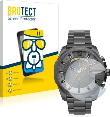 Produktbild von BROTECT Schutzglas für Diesel Chronograph DZ4466 Schutzfolie Panzer Folie Glas Display Schutz klar
