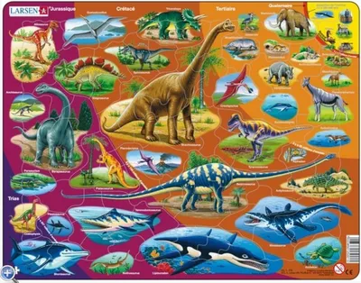 Obrázok produktu pre Larsen LA-HL1-FR, 85 kusov, dinosaury, 6 rok / roky