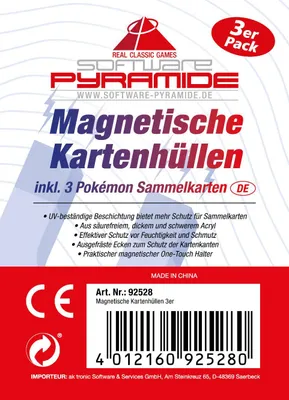 Produktbild von Software Pyramide Pokemon Kartenhüllen - 3er Set