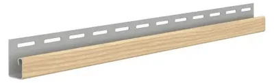 Produktbild von VILO Fronto SVP-15 - Universalprofil für Kunststoff Fassadenpaneele - J-Profil Siding Zubehör - 3,05 m - Balance-Eiche