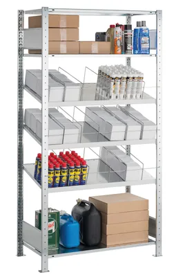 Produktbild von Kombibodenregal 2000x1000x500 mm - mit Trennbügel, Anbauregal
