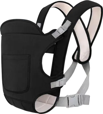Produktbild von Tragetuch Babytrage Neugeborene Ab Geburt für Babys bis 15kg Schwarz