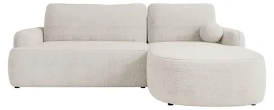 Produktbild von MIRJAN24 Ecksofa Loridu, Wohnzimmmer L-Form mit Schlaffunktion und Bettkasten (Farbe: Flow 06, Seite: Rechts)