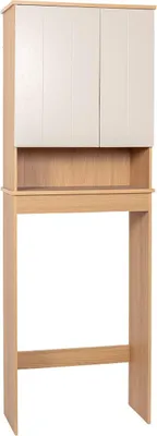 Produktbild von Wc-oberschrank mdf 2 türen + regal mdf - rivoli - Tendance
