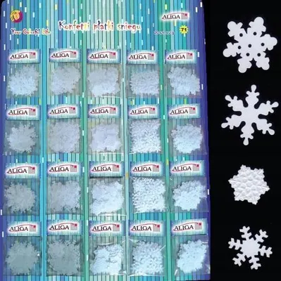Produktbild von Konfetti Schneeflocken 20x2g, 1 Set