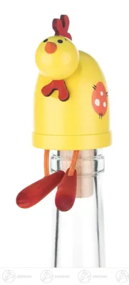Productafbeelding van Flessenspiritus, haanvorm, hoogte ongeveer 10 cm, nieuw