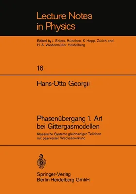 Produktbild von Phasenübergang 1. Art bei Gittergasmodellen