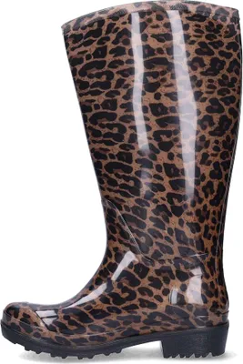 Produktbild von JJ Footwear Wellies Gummistiefel in Übergrößen Mehrfarbig 9900013-351Bruin/Beige Leopard