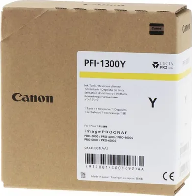 Produktbild von Canon PFI-1300 Tinte yellow 330 ml