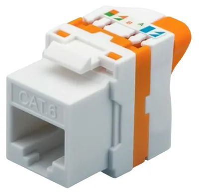 Obrázok produktu pre Sieťový konektor CAT6 UTP Keystone - Toolless Twist