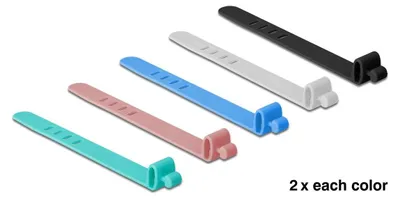 Productafbeelding van DELOCK 18829, Verwarmbare krimpkous, Siliconen, Verschillende kleuren, 95 mm, 11 mm, 1,5 mm