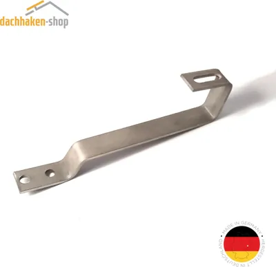Produktbild von Dachhaken Biber | 9mm LL| Abmessung: 5,0 x 30,0 x 265 | Material 1.4301 | 4652