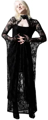Produktbild von Killstar Maxikleid - Phenomena Schwarz XS