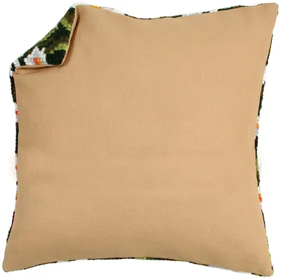Kissenrückseite ohne Reißverschluss, Baumwolle, beige, 45x45 cm