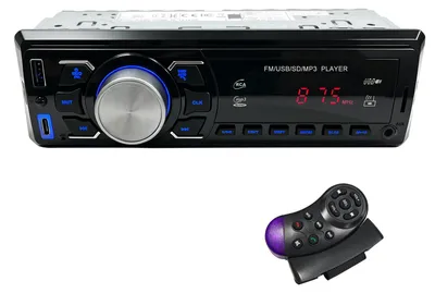 Productafbeelding van Autoradio 1 DIN Bluetooth handsfree FM-radio USB AUX voor 12V auto