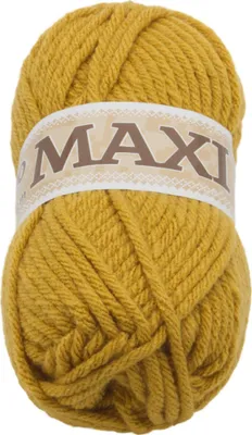 Obrázok produktu pre Priadza JUMBO MAXI – 100 g / 65 m – horčicová