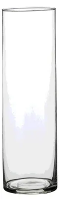 Produktbild von Mica Decorations Vase - Zylinder - Glas - 9 x 30 cm - Blumenvase