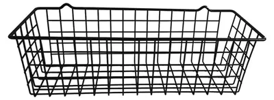 Produktbild von Praktischer Unterregal-Aufbewahrungskorb in Schwarz - 30 x 12 x 10 cm