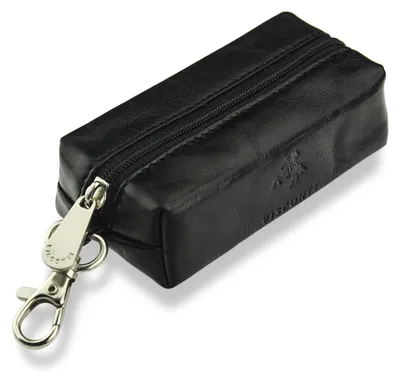 Obrázek produktu pro Visconti kožené pouzdro na klíče černé 10x4,5 cm