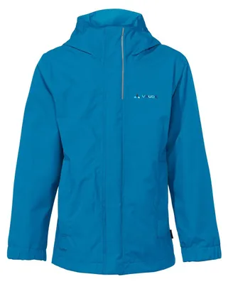 Produktbild von VAUDE Kids Escape Light IV, Kinder Regenjacke, wasser- & winddichte Outdoor-Jacke, atmungsaktiver Windbreaker mit Kapuze, icicle, 104