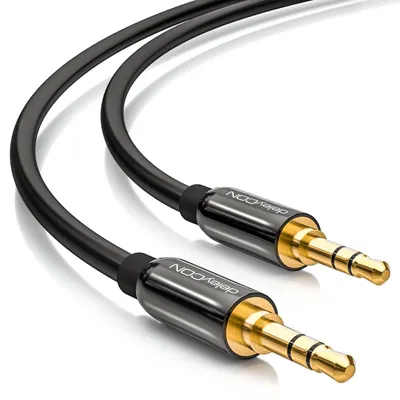 Produktbild von deleyCON MK324, 3.5mm, Männlich, 3.5mm, Männlich, 20 m, Schwarz