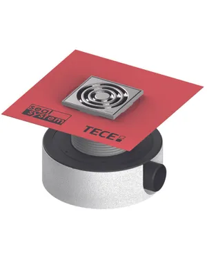 Produktbild von TECE 3601107 TECEdrainpoint S Ablaufset115 superflach