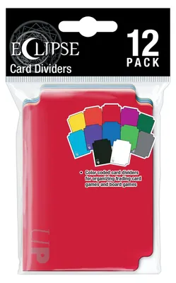 Produktbild von Ultra Pro Eclipse Multi-Coloured Dividers (12) Kartentrenner