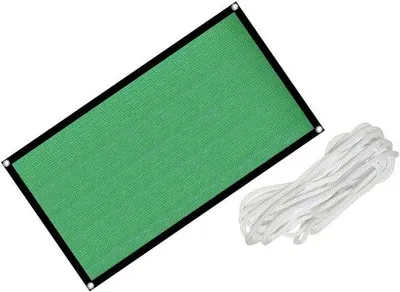 Image de Toile d'ombrage 2 x 4 m - Filet de protection solaire pour terrasse et balcon - imperméable et respirant, avec kit de montage (70 % de protection contre les UV)