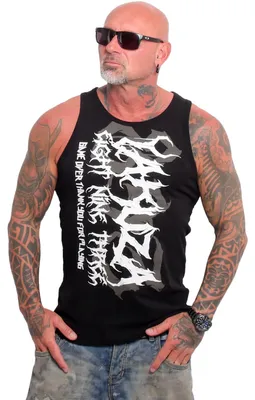 Obrázok produktu pre Yakuza Pánske tielko Pest Slim, čierne, 5XL