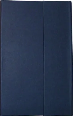 Produktbild von Notizbuch mit Magnetverschluß, 2 Blöcke und 5 Haftnotizstreifen / Farbe: blau