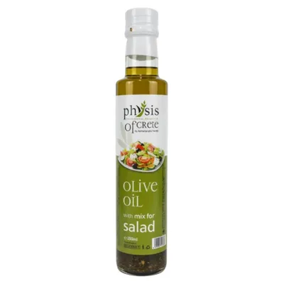 Produktbild von Physis of Crete Natives Olivenöl Extra mit Oregano, Thymian und roten Gewürzflocken 250 ml
