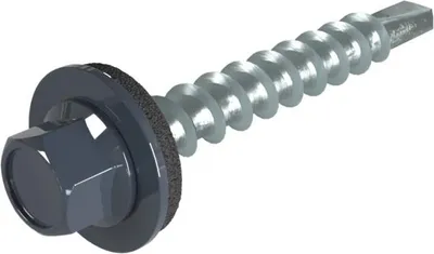 Produktbild von Weckman Spenglerschraube 4,8 x 60 mm 100 Stk. anthrazit