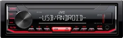 Image de Récepteur multimédia numérique JVC KDX162 1DIN sans CD, USB (1A), Compatible avec AndroidTM