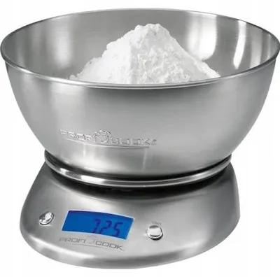 Produktbild von Profi Cook Küchenwaage Präzisionswaage LCD Edelstahl