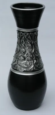 Produktbild von BODENVASE 50cm groß Keramik - Modell Beleza Schwarz