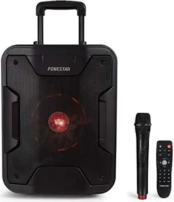 Productafbeelding van Fonestar California, 7,62 cm (3"), 20,3 cm (8"), 200 W, Bekabeld en draadloos, Feestbox, Zwart